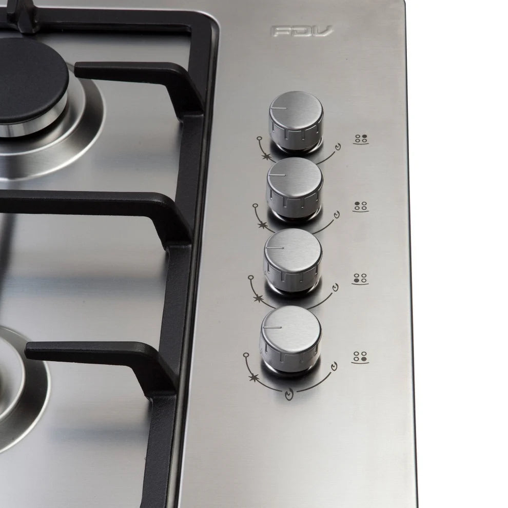 Encimera a Gas Design 4G 4 Quemadores 65 cm FDV