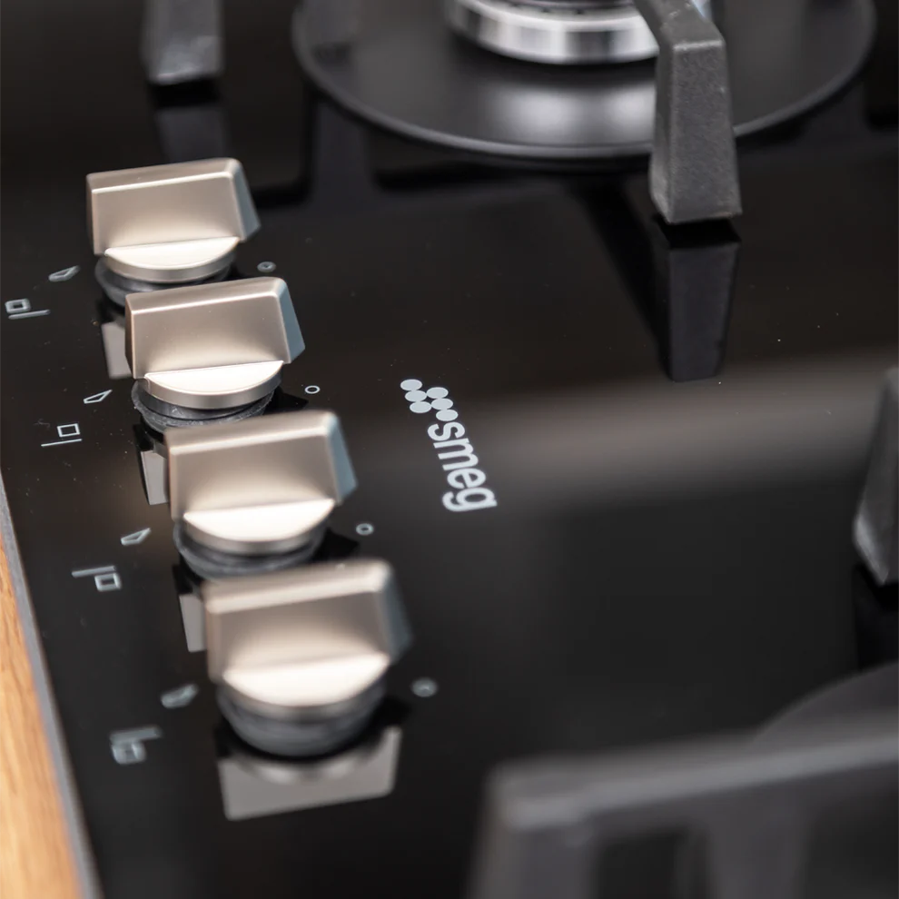 Encimera a Gas 60 PV264N 4 Quemadores 60 cm Smeg