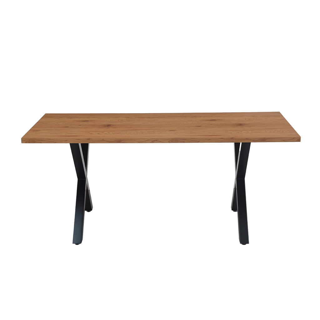 Mesa industrial Color Madera y Metal Rustica 140x90