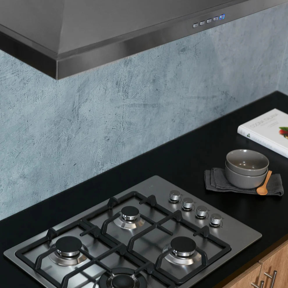 Encimera a Gas Crystal 4 Quemadores FDV