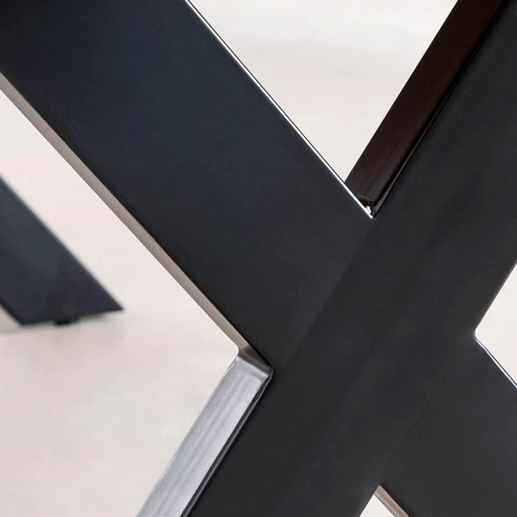 Mesa industrial Color Madera y Metal Rustica 140x90