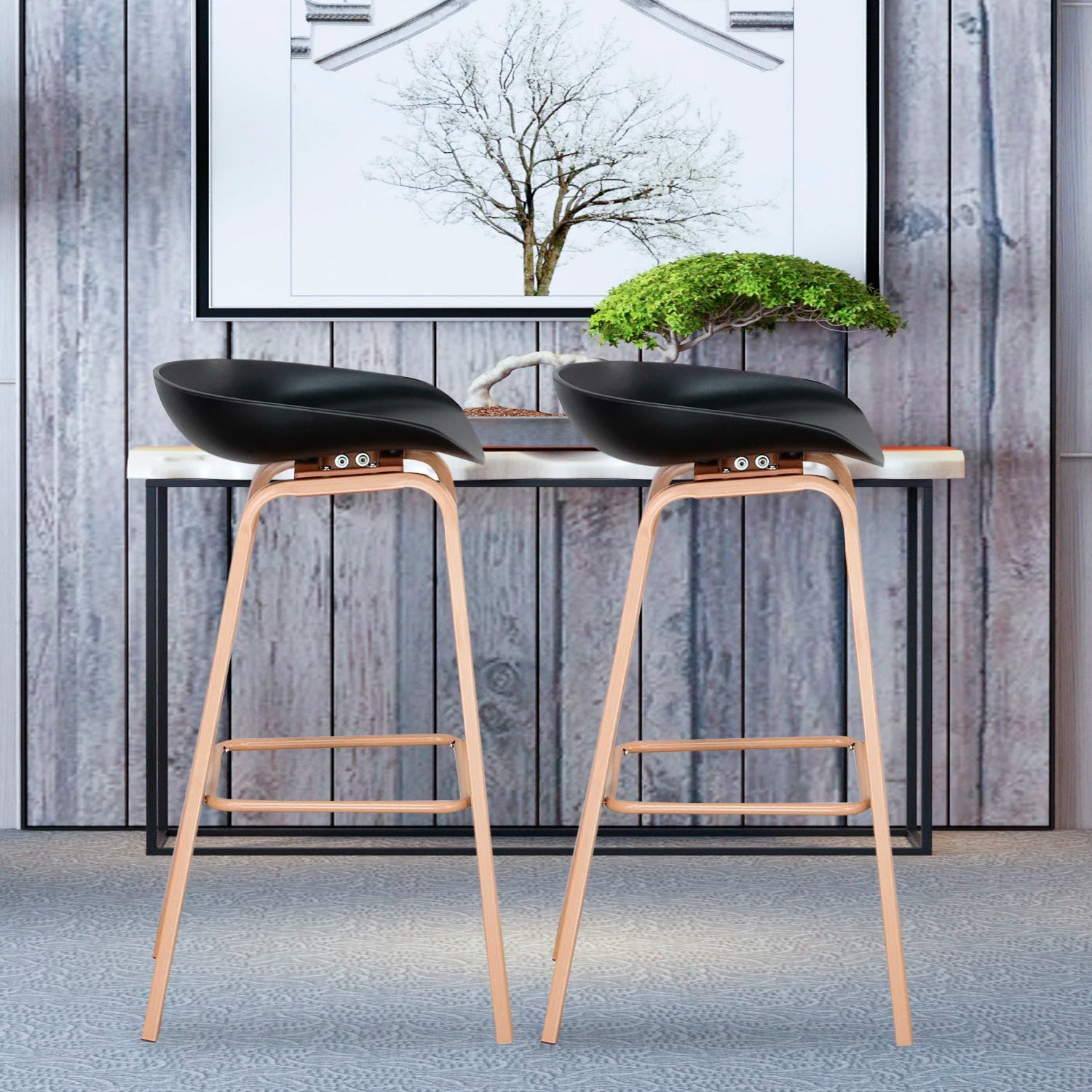 Taburete Andino negro