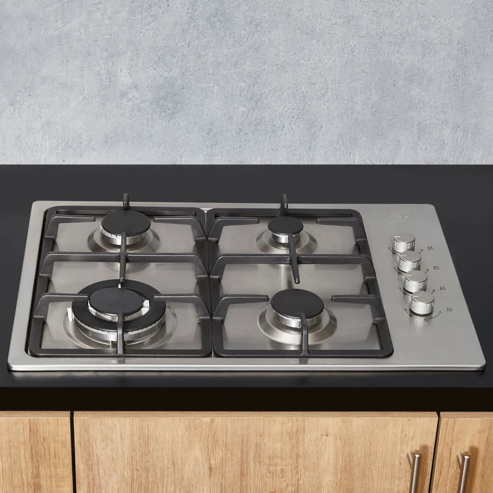 Encimera a Gas Crystal 4 Quemadores FDV