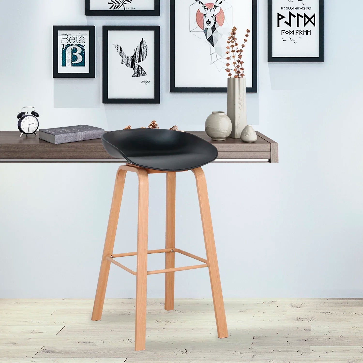 Taburete Andino negro