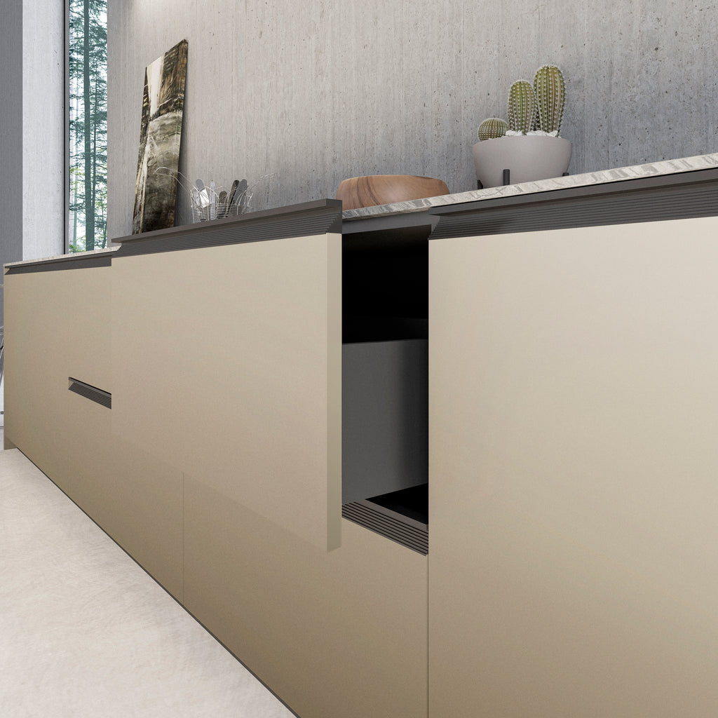 Cocinas material PET de 19mm valor metro Lineal más IVA