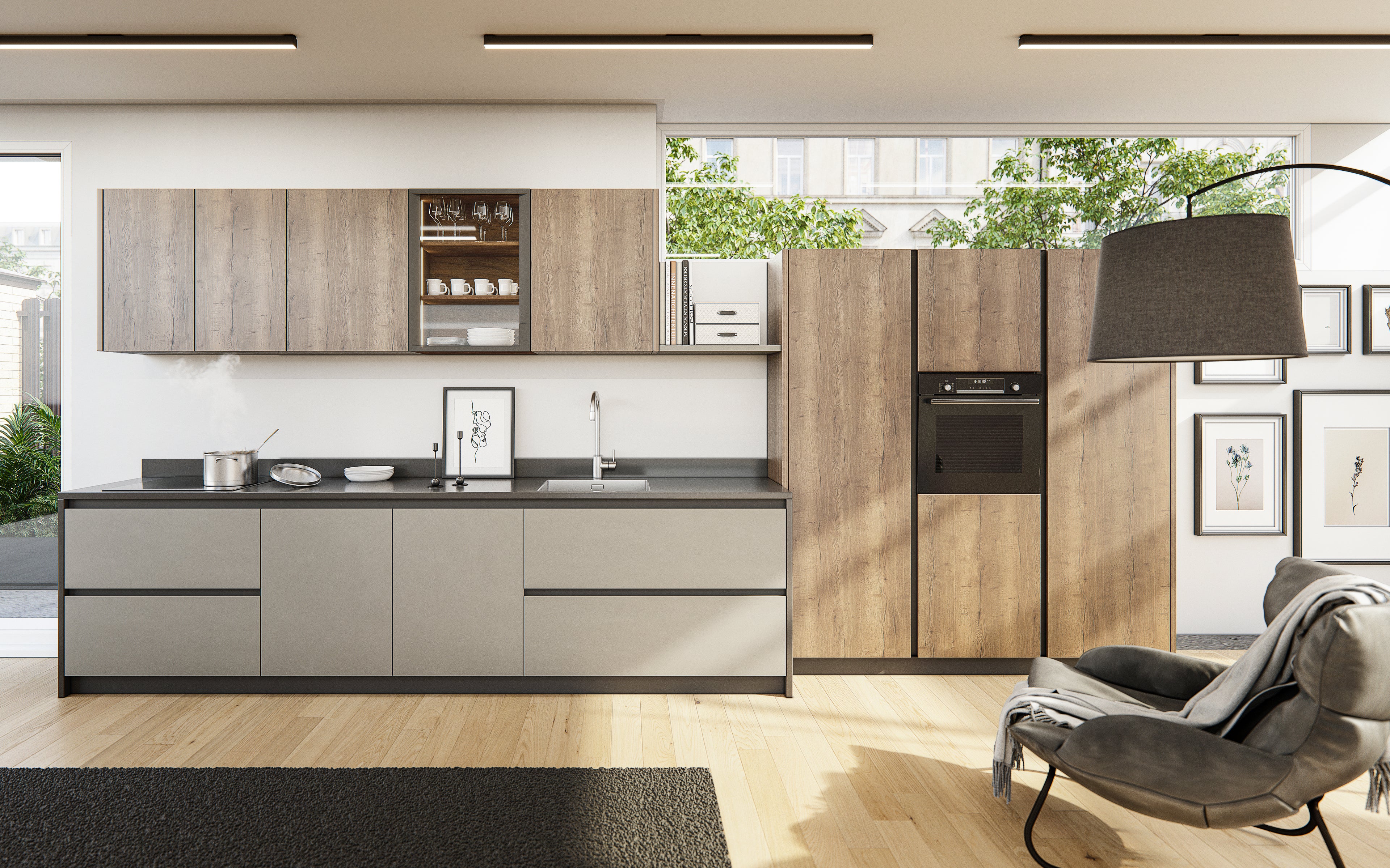 Cocinas en Melamina valor metro Lineal más IVA