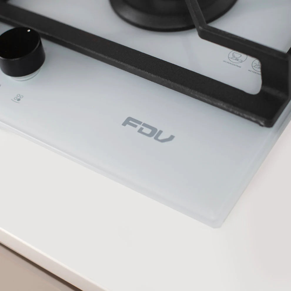 Encimera a Gas Signature White 4 Quemadores 60 cm FDV