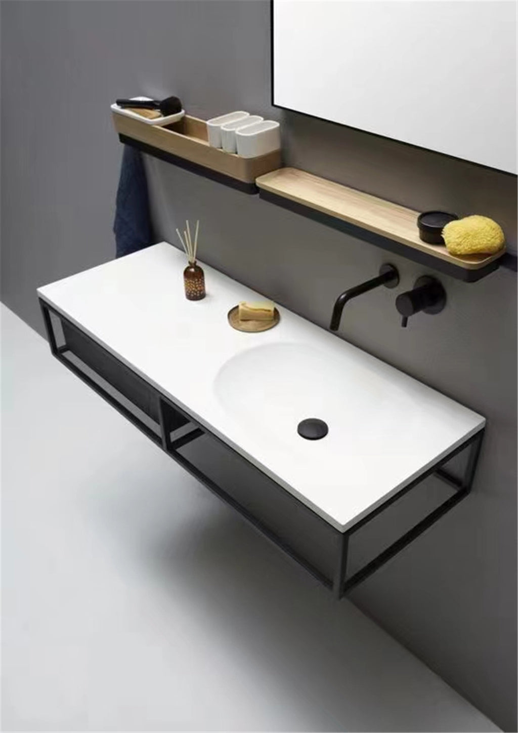 Superficie Solida EleganStone Blanco 3.68x0,76 x 12 mm (1 Plancha completa)