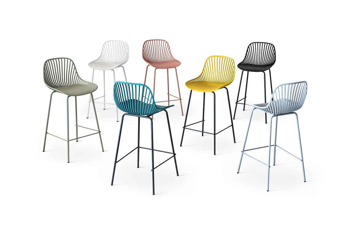 Taburete Tropea Negro