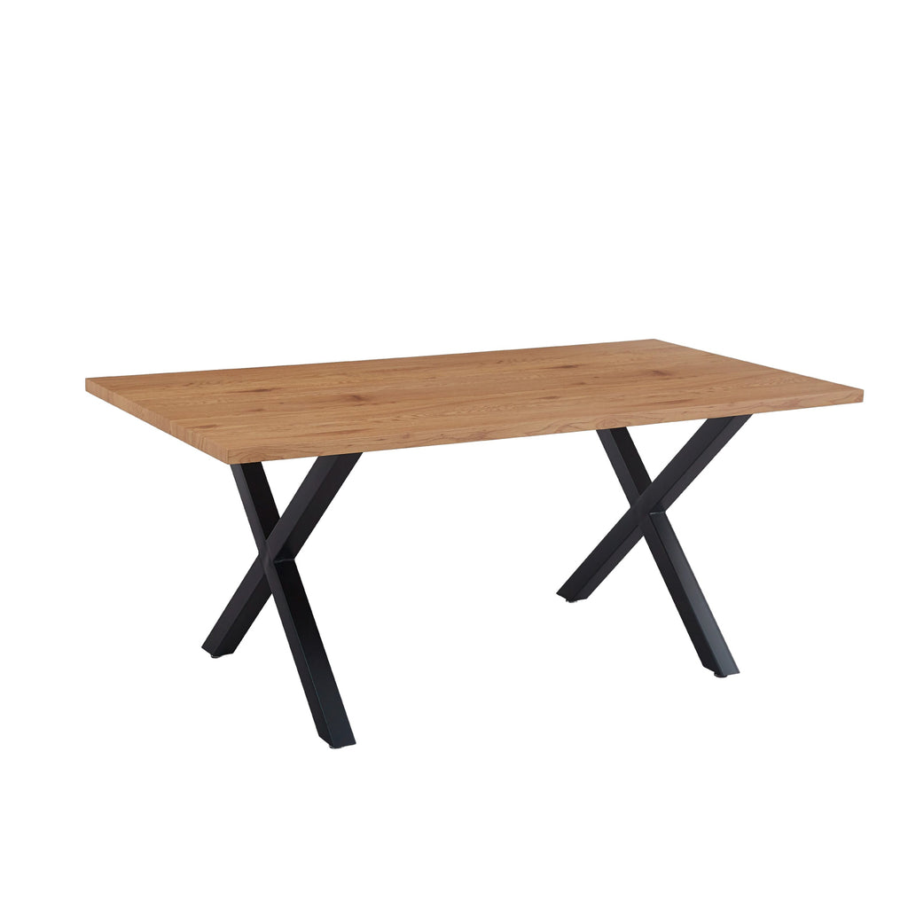 Mesa industrial Color Madera y Metal Rustica 140x90