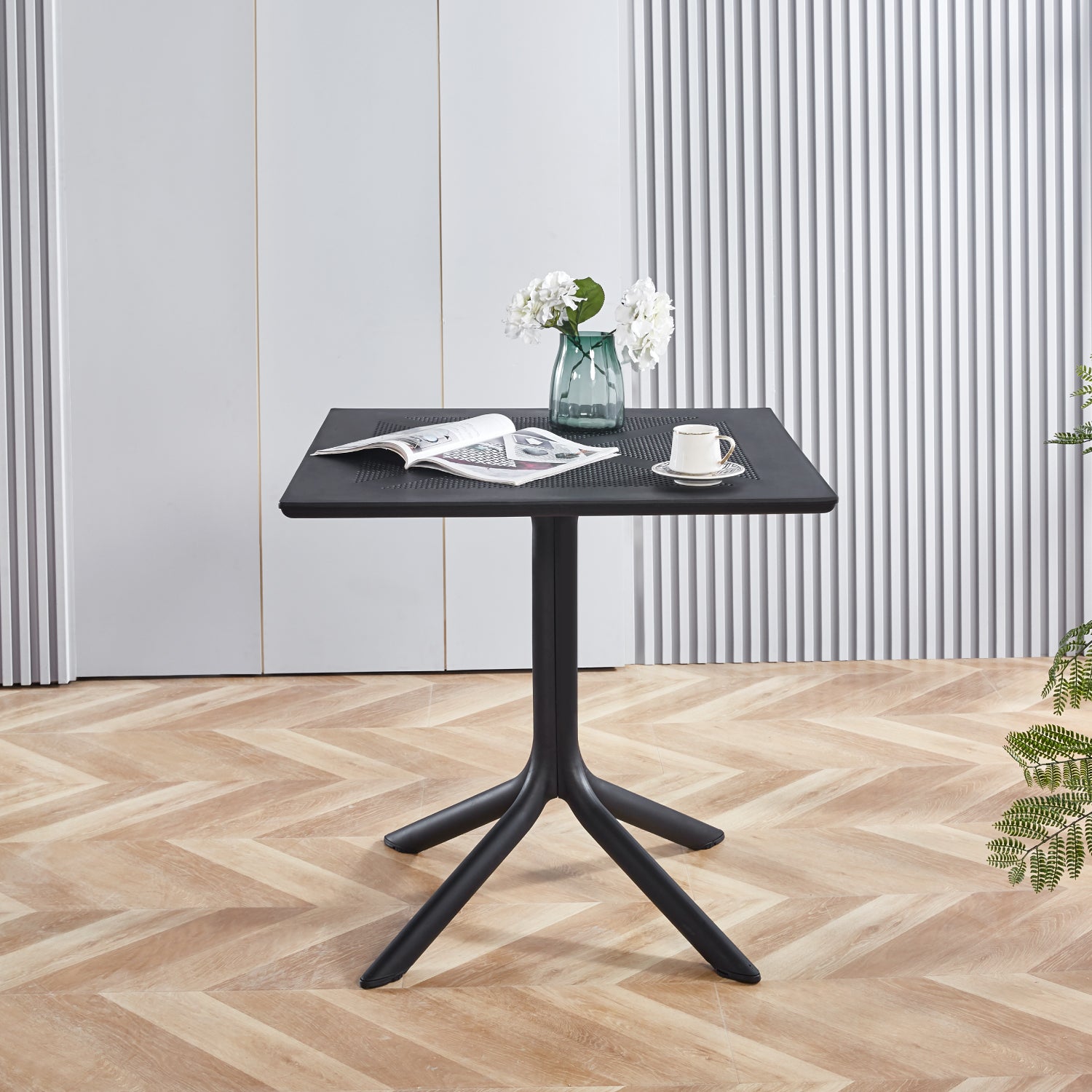 Mesa restaurant BAR 80x80 Polipropileno Terraza Exterior