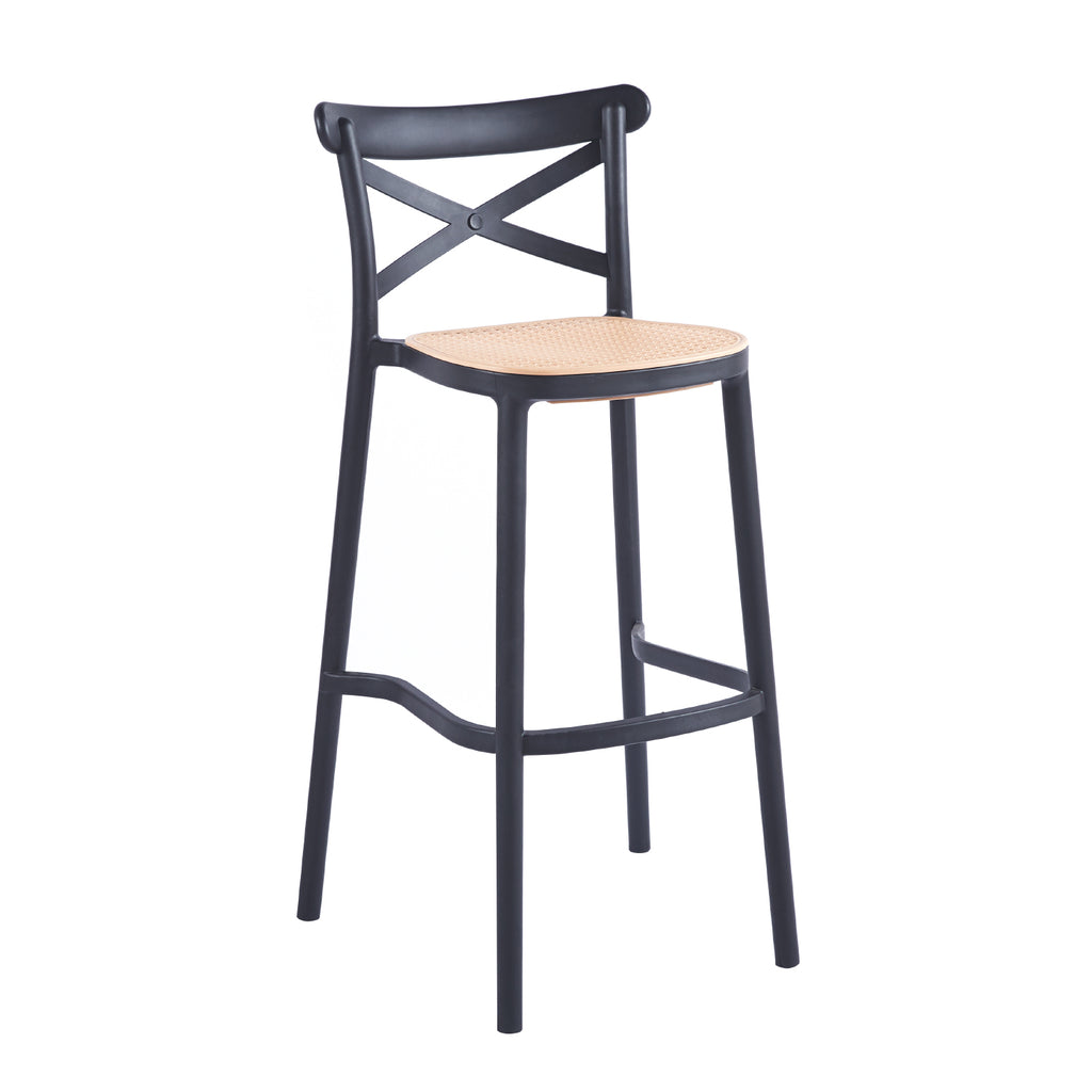 Taburete Milano 77 cm - Negro