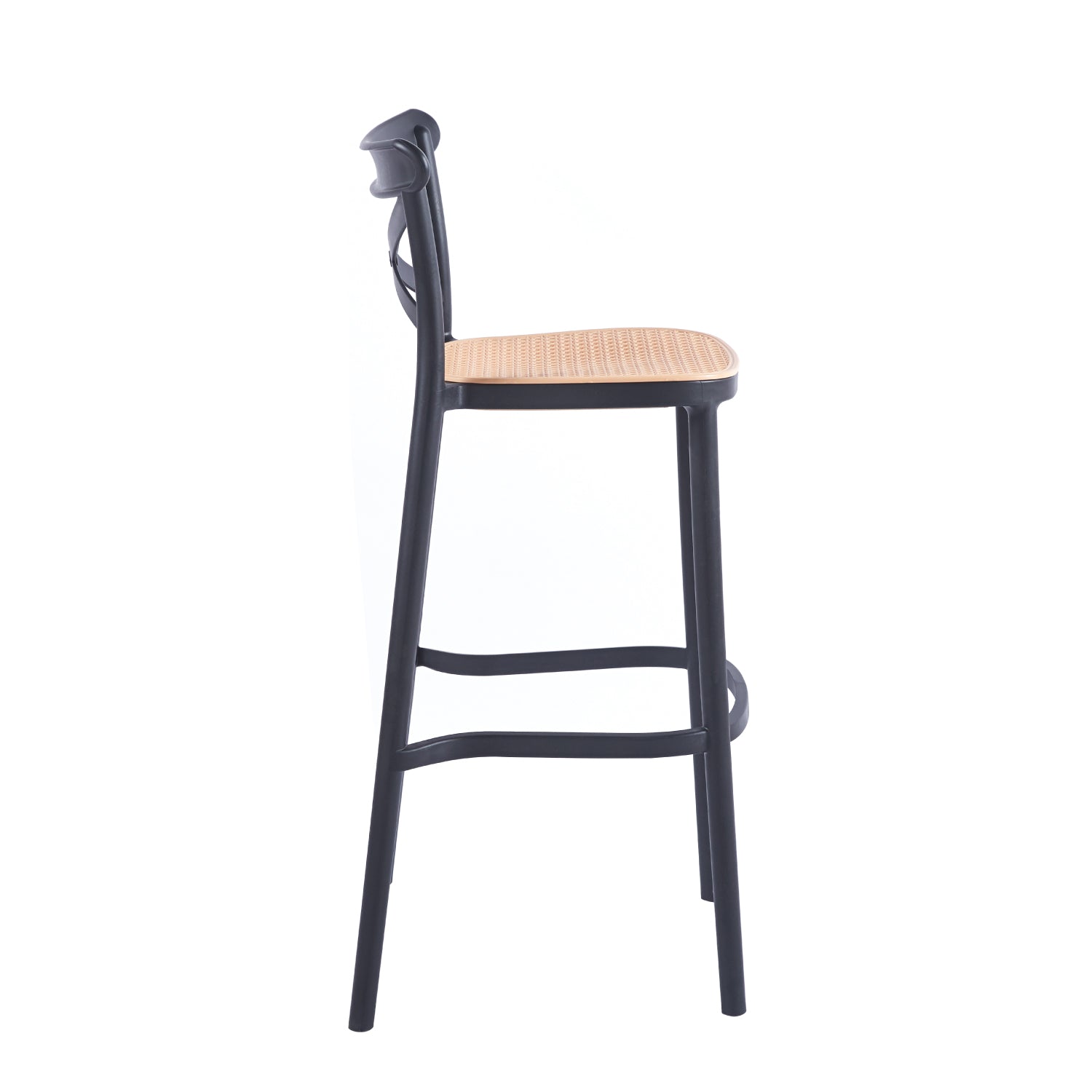 Taburete Milano 77 cm - Negro