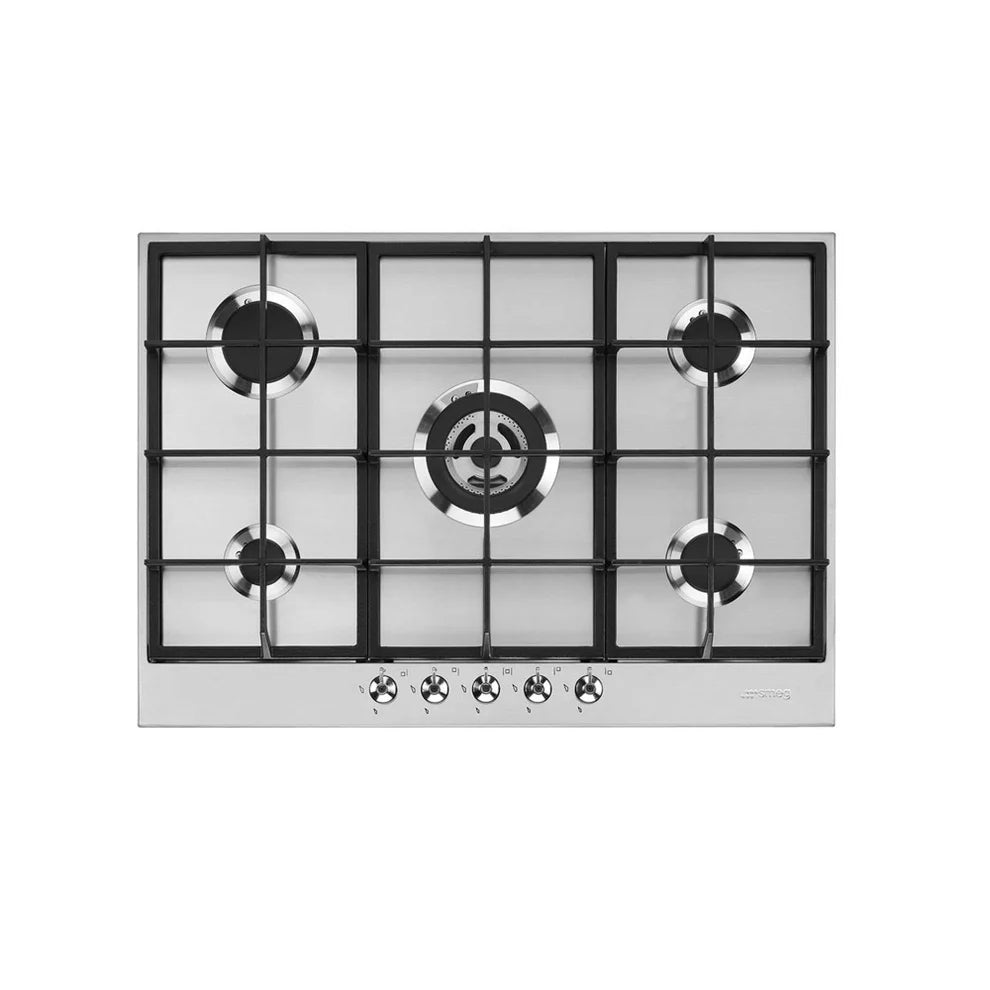 Encimera a Gas Clasica PX375 5 Quemadores 75 cm Smeg