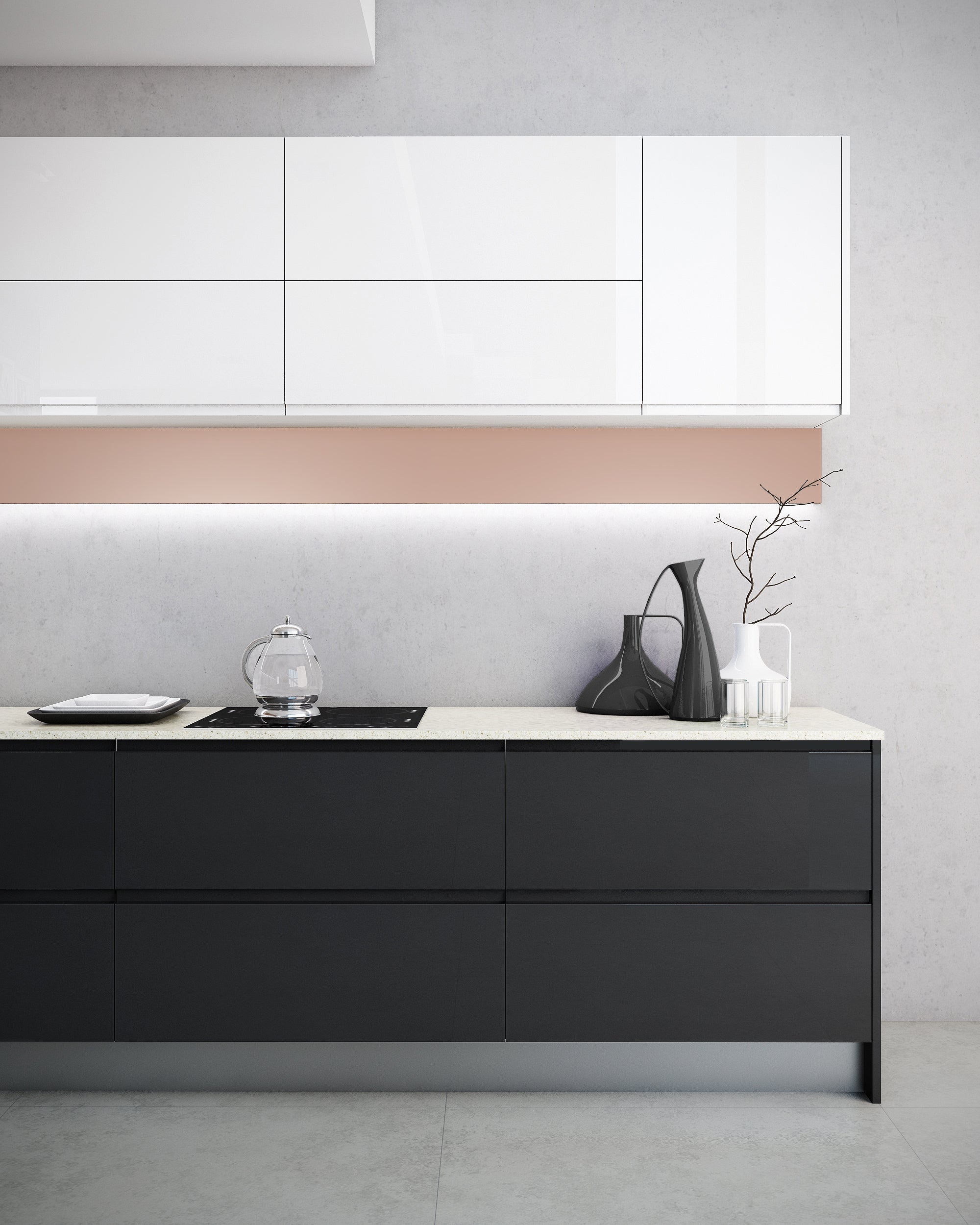 Cocinas material PET de 19mm valor metro Lineal más IVA