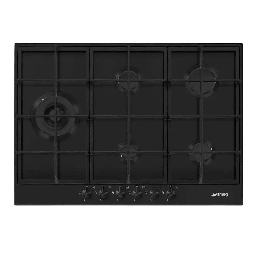 Encimera a Gas PX375LMB 5 Quemadores 70 cm Smeg