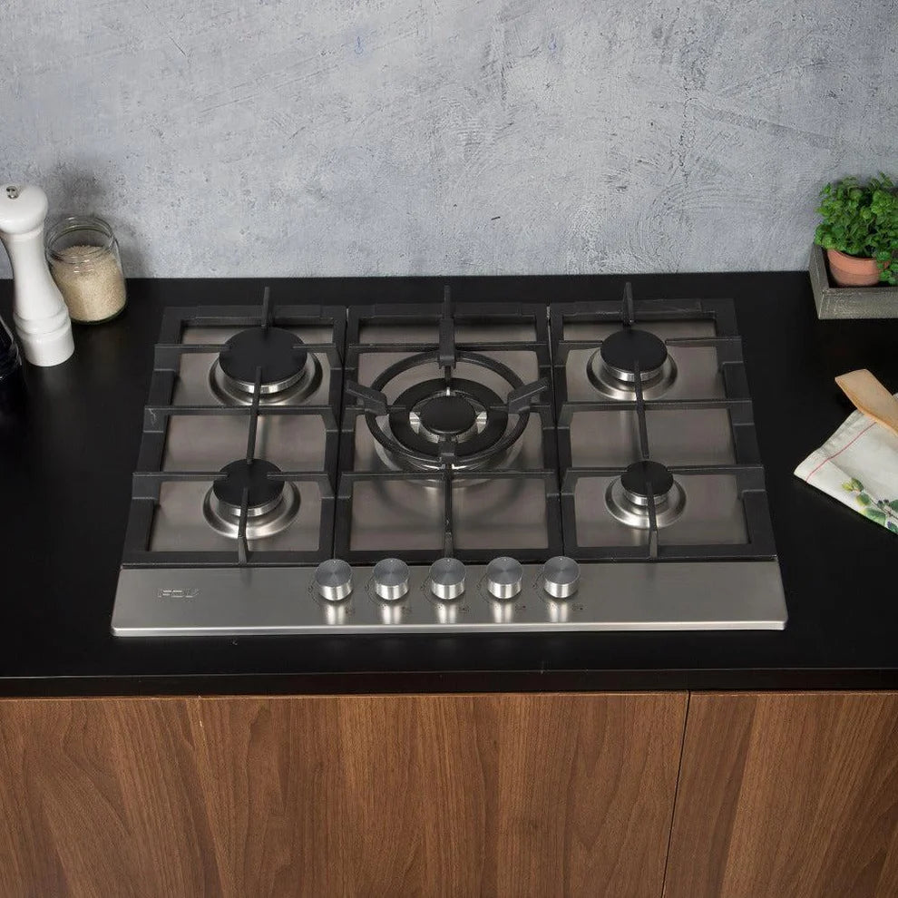 Encimera a Gas Design 5 Quemadores 70 cm FDV