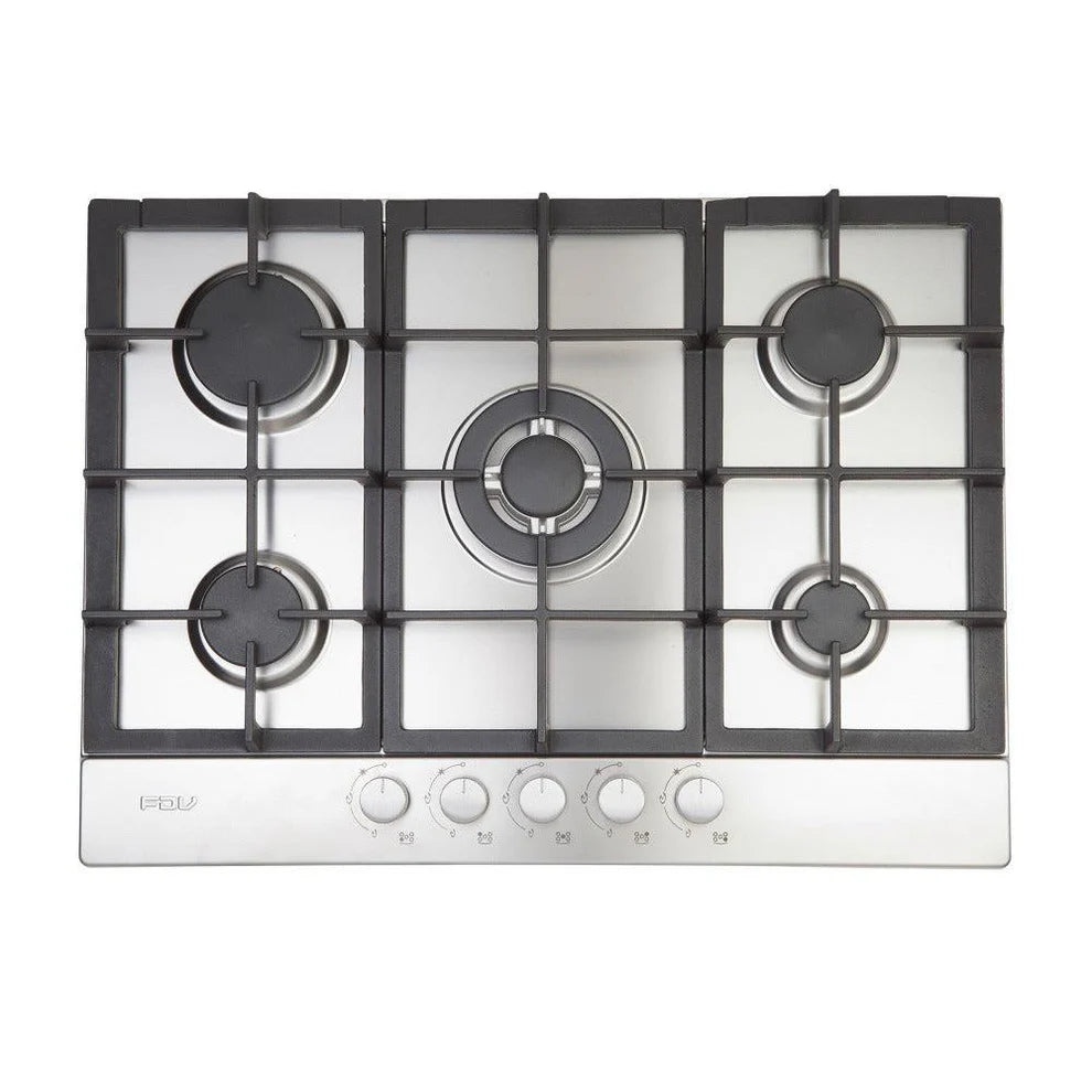 Encimera a Gas Design 5 Quemadores 70 cm FDV