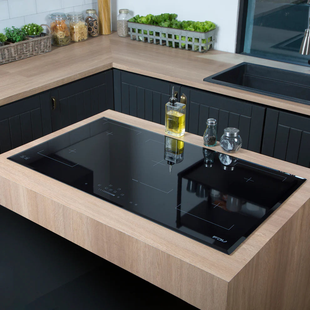 Encimera de Inducción 5 Black 5 Quemadores 90 cm FDV Deluxe