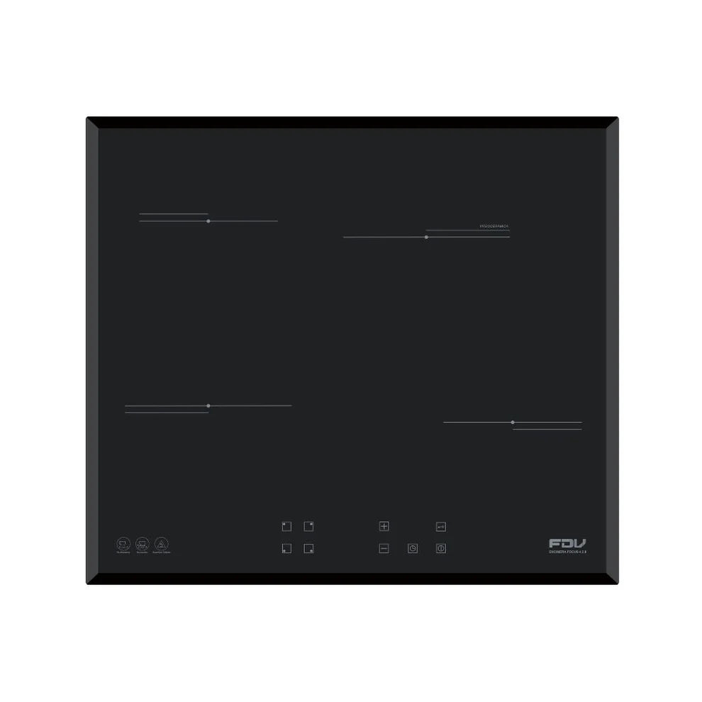 Encimera Vitrocerámica Focus 4 Quemadores 60 cm FDV