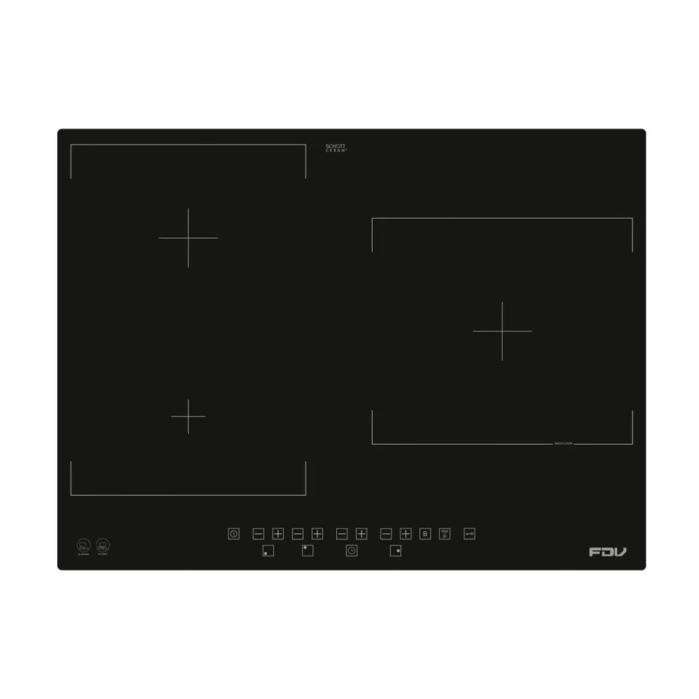 Encimera de Inducción Black 3 Quemadores 60 cm FDV