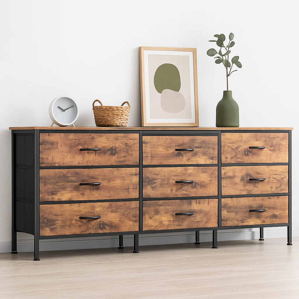 Comoda Metal estilo industrial