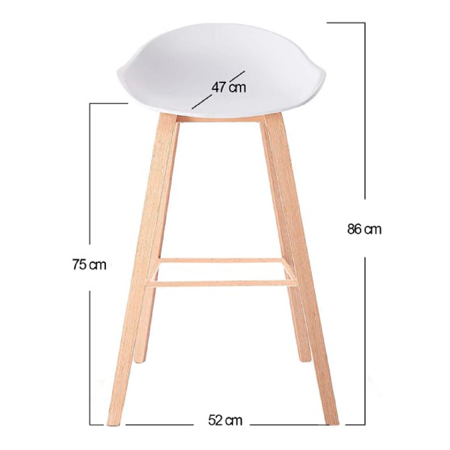 Taburete Andino negro