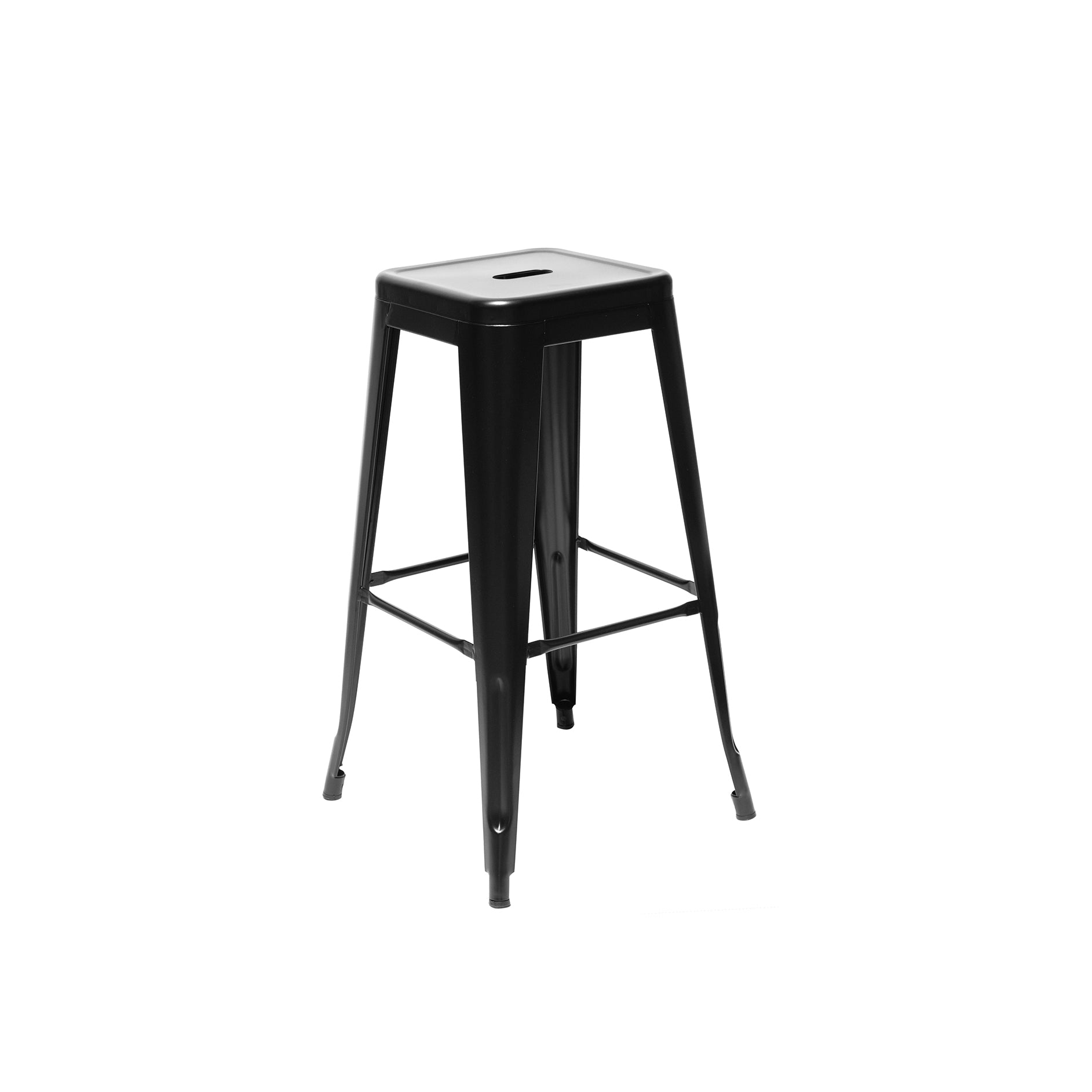 Piso Metal lto 77 cms sin respaldo - Negro
