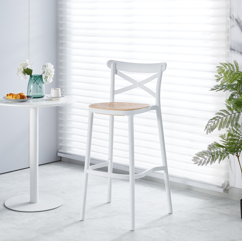 Taburete Milano 77 cm - Blanco